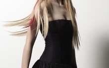 avril lavigne black dress 4492x5998 wallpaper 